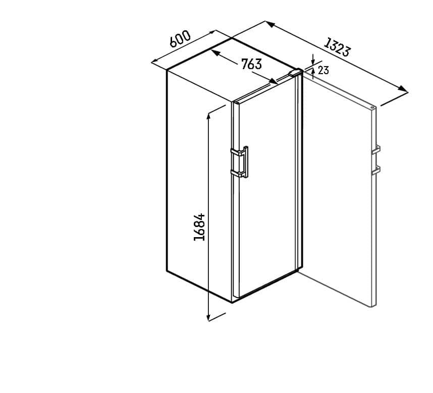 Liebherr Cave à vin WFbli 5041-20 Perfection - 398 l, H 168,4 cm