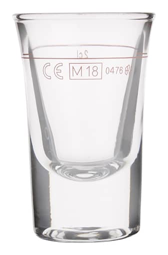 Verre à shot Dublino - 34ml, 2cl chêne