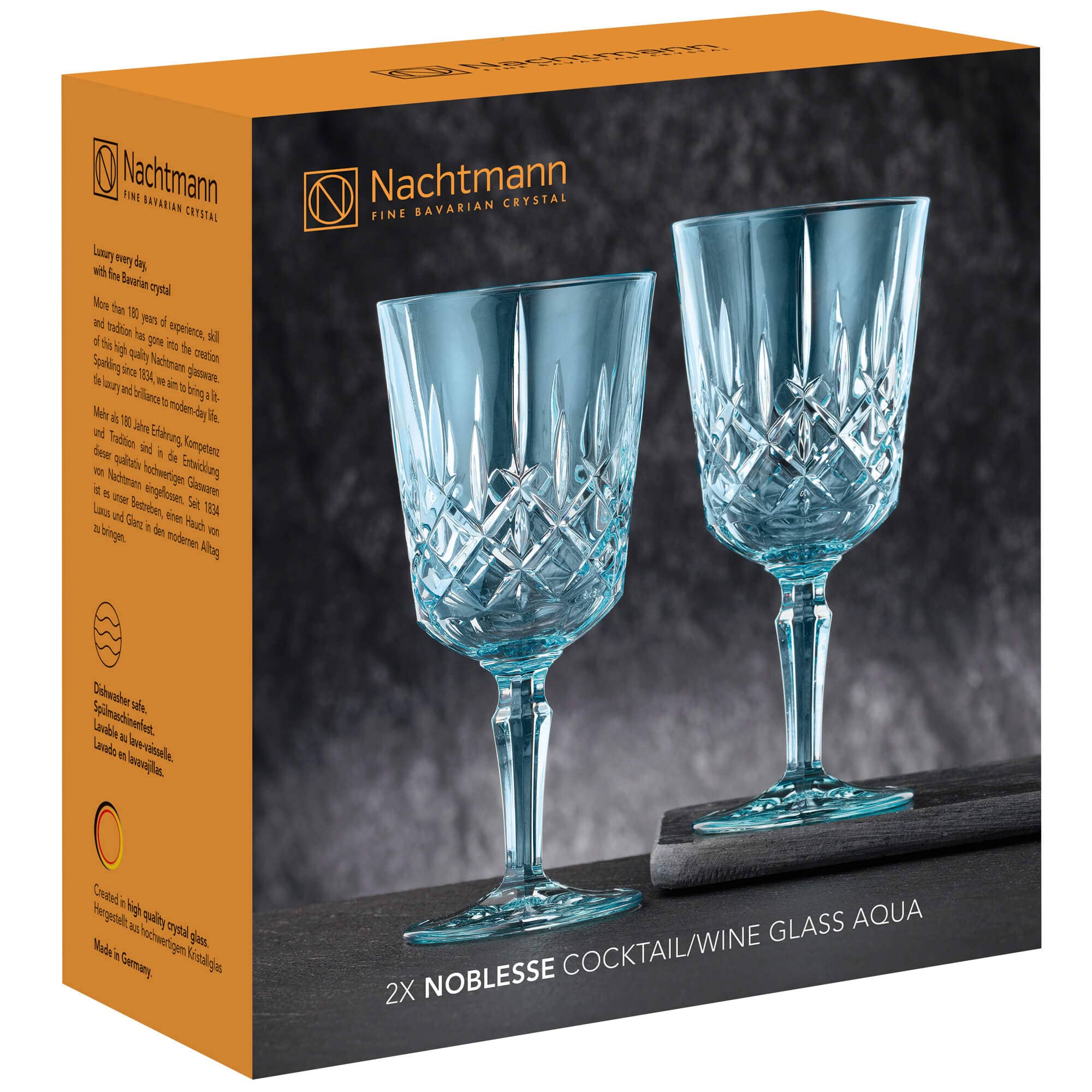 Cocktail/Wine glass aqua Noblesse, Nachtmann - 355ml (2 pcs.)