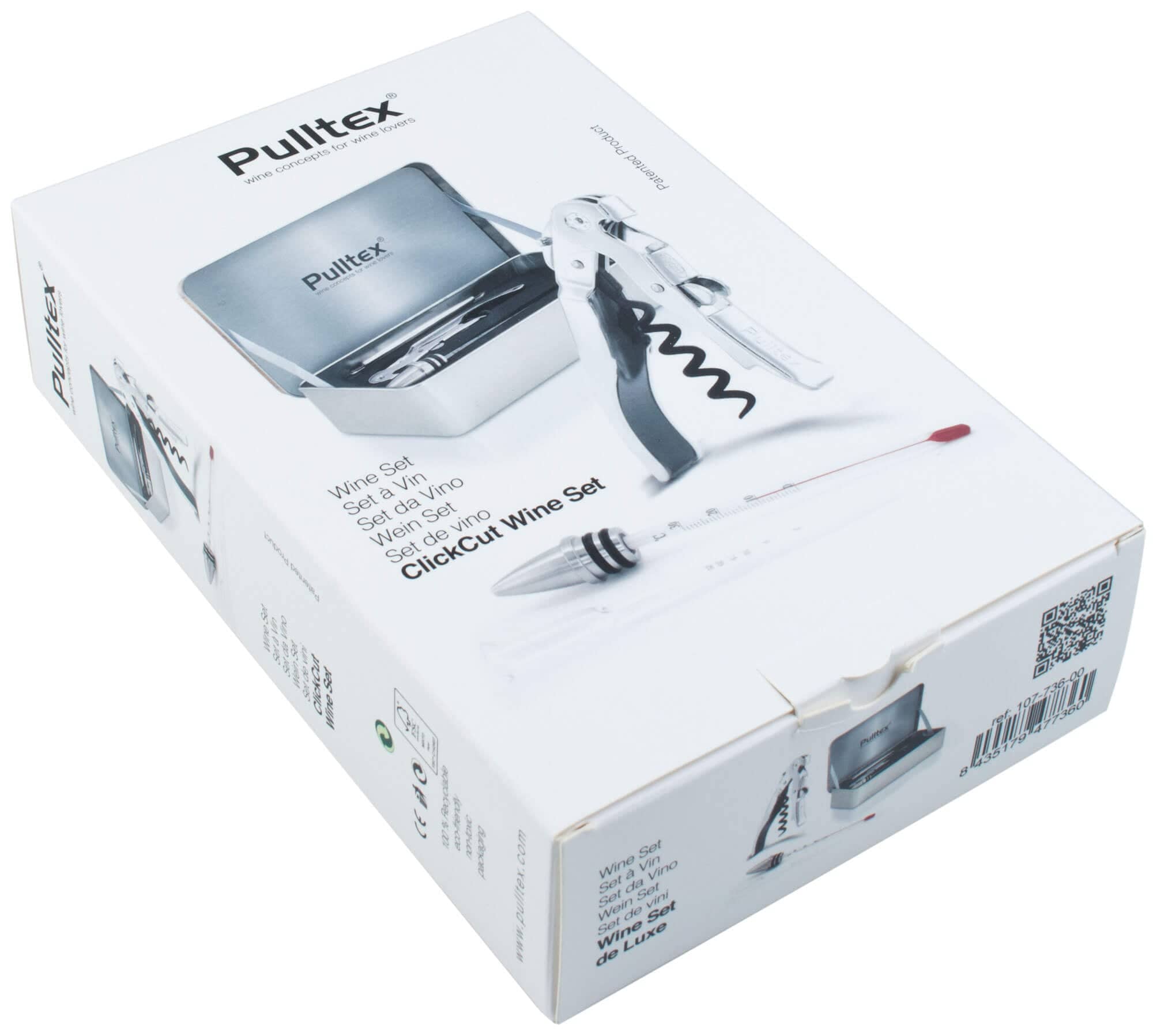 Set para vino Click Cut, Pulltex (caja)