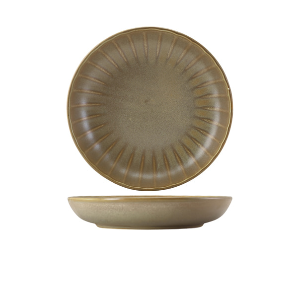 Coupe-Schale Terra Matt Grey Wellenstruktur – 25,4 cm (6 Stk.)