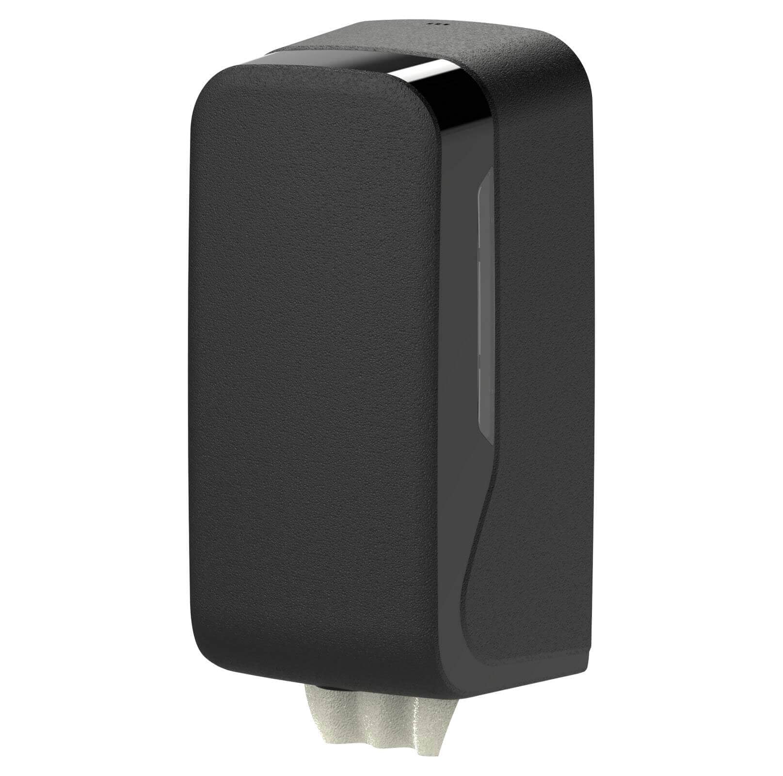 Single-sheet toilet paper dispenser - matte black