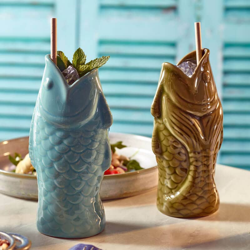 Copa Tiki Blue Fish - 380 ml