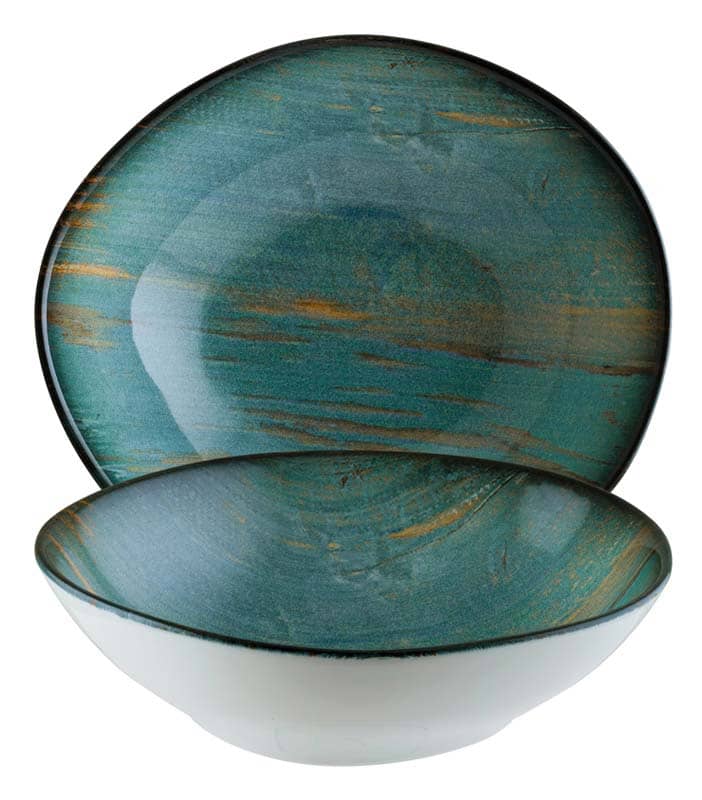 Bonna Madera Mint Vago Bowl 18cm blue - 12 pcs.