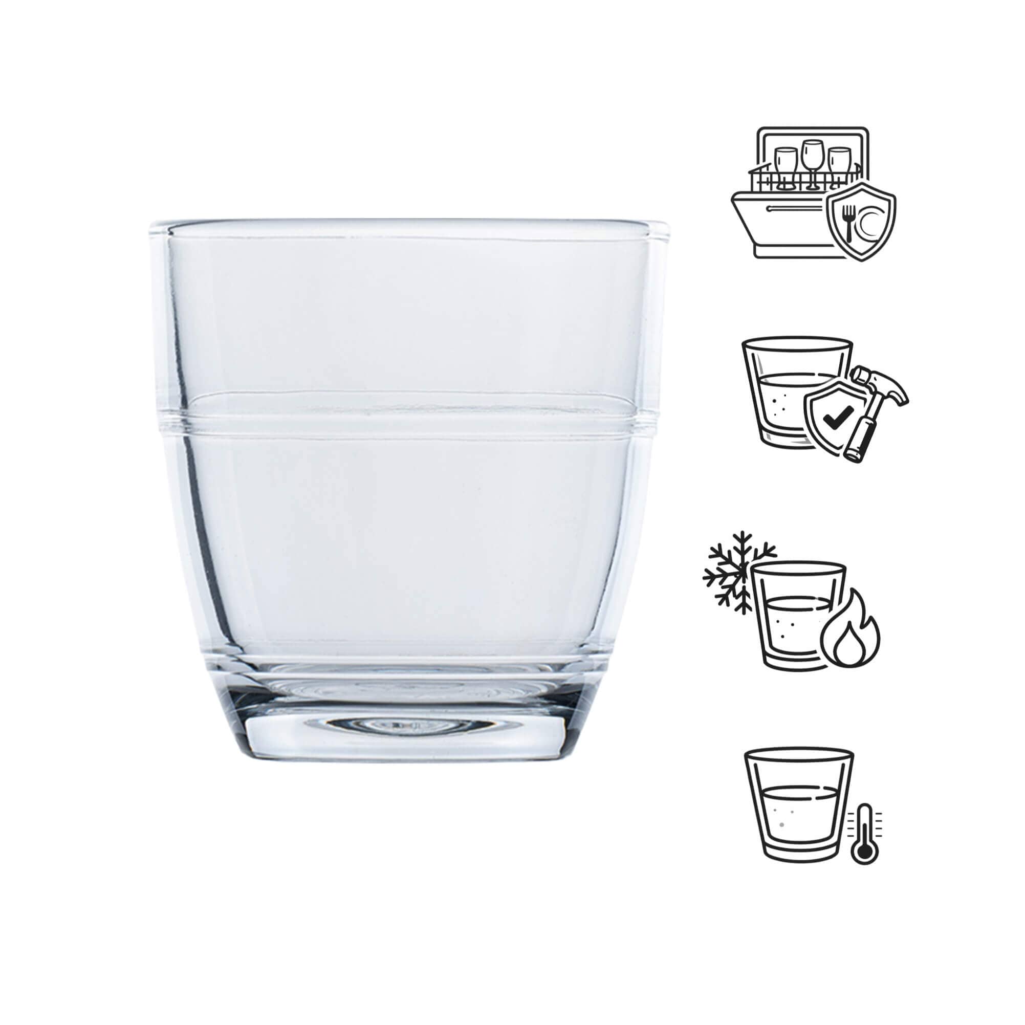 Stapelbecher Gigogne, Duralex - 90ml (1 Stk.)