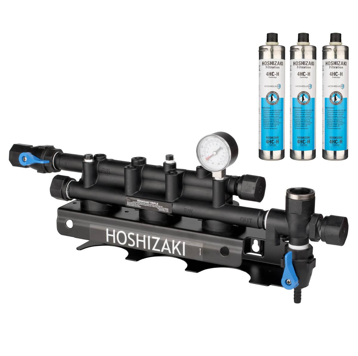 Juego de filtros de agua triples Hoshizaki (cabezal + filtro) EV9320-53