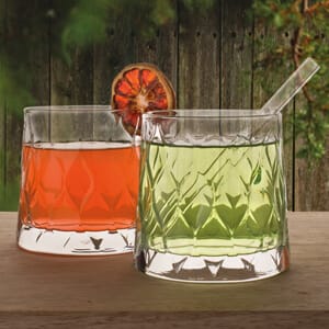 Whisky Tumbler Leafy, Pasabahce - 440ml (4 pcs.)