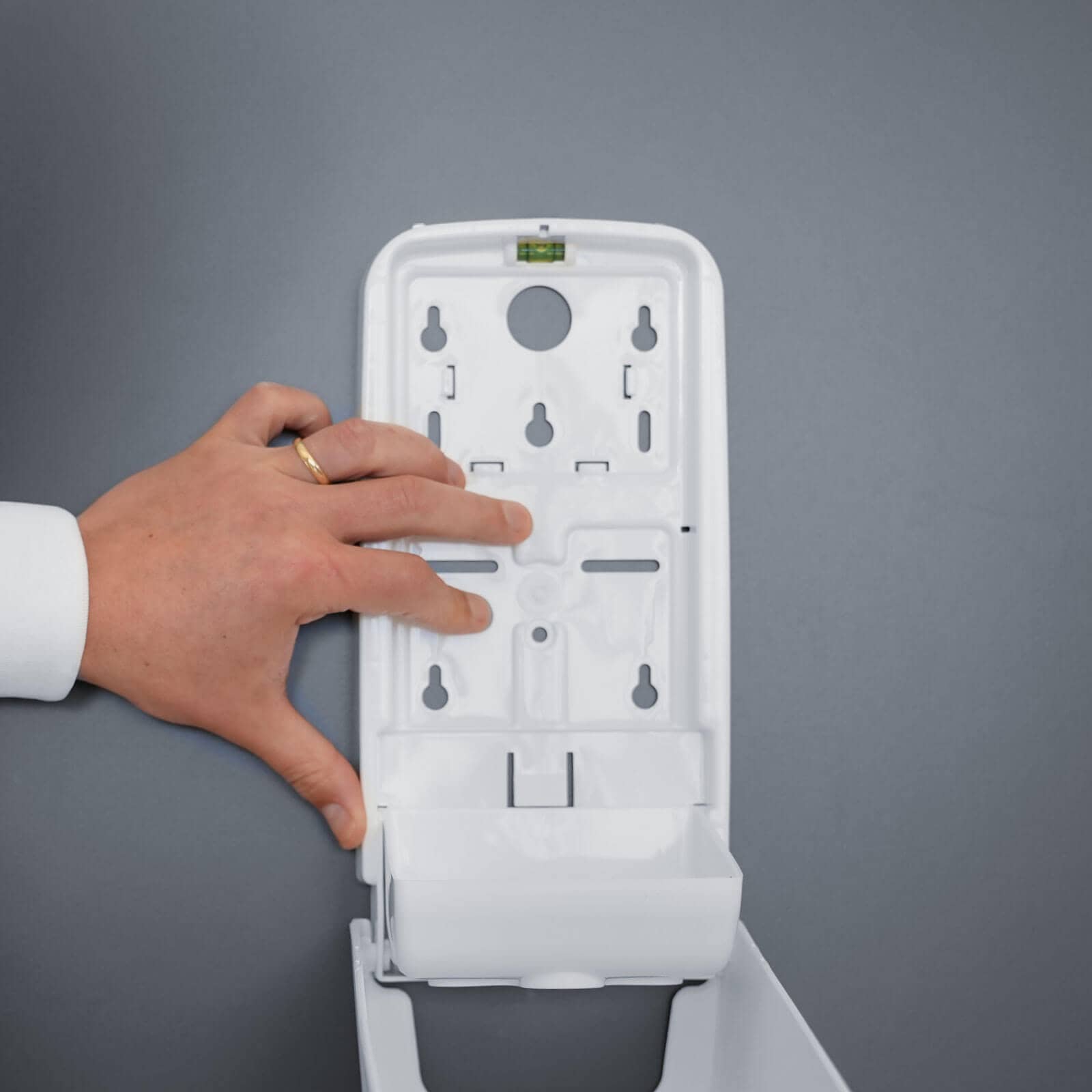 Distributeur de papier toilette feuille à feuille - blanc mat