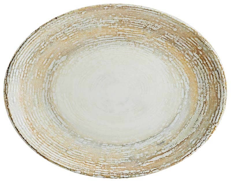 Bonna Patera Moove plato ovalado 25 x 19 cm marrón - 12 ud