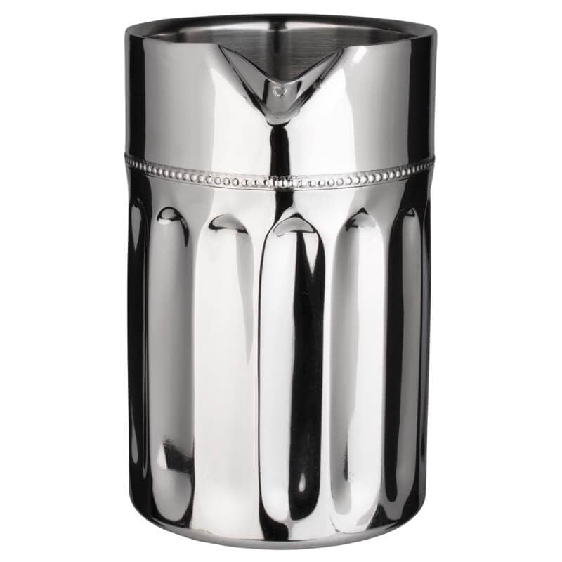 Vaso mezclador / vaso agitador de acero inoxidable, de doble pared - 600 ml