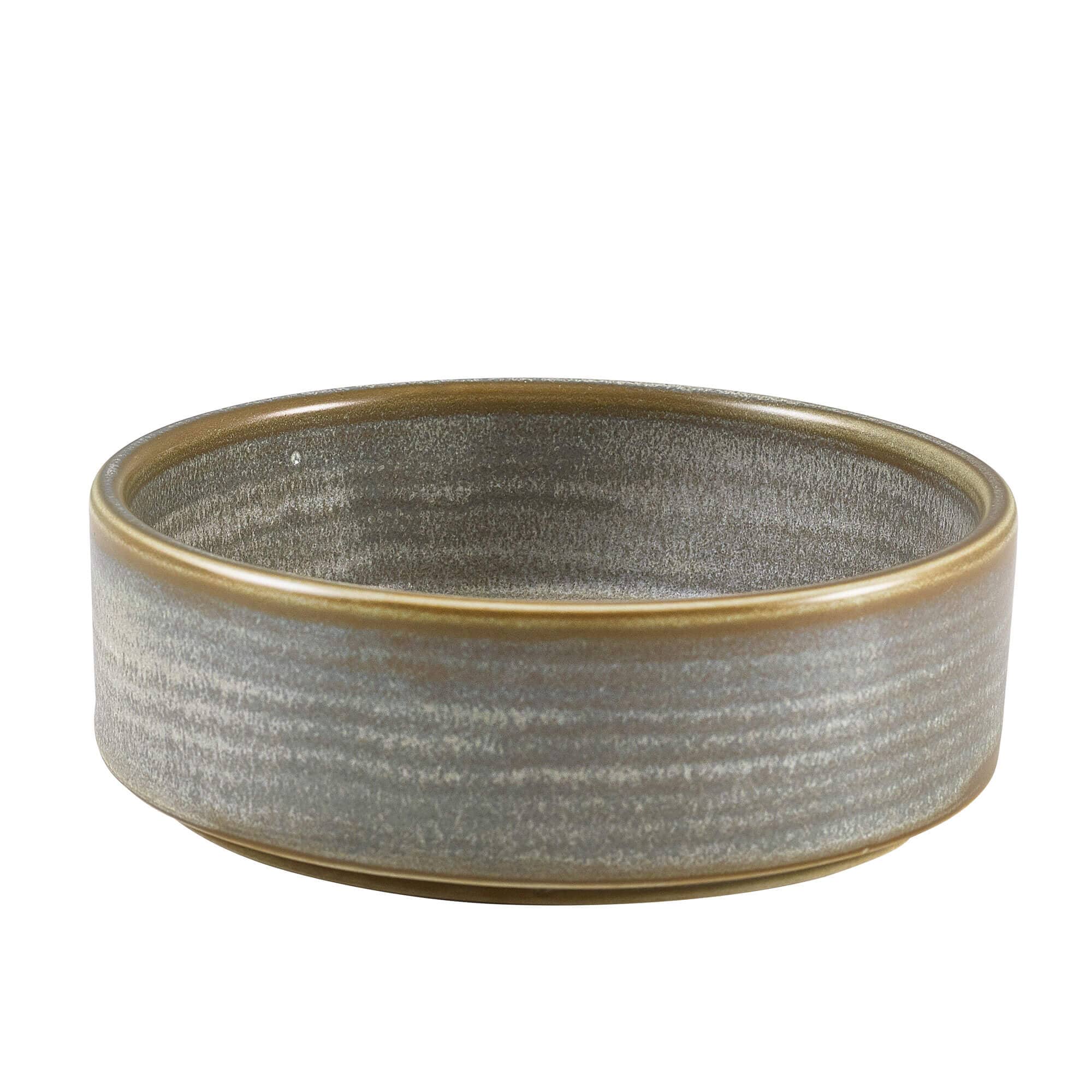 Bandeja de presentación Terra Matt Grey – 13 cm (6 uds)