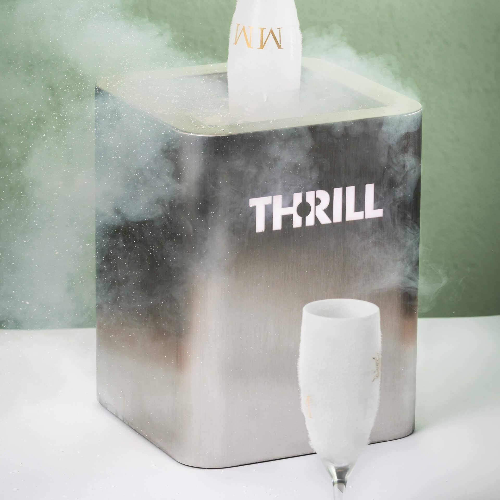 CO2 Congélateur rapide pour verres Thrill Vortex F1 PRO - Acier inoxydable