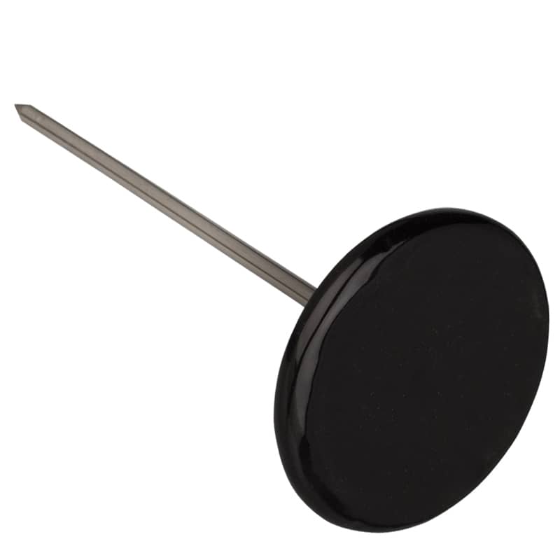 Pincho porta notas Vinilo negro - 1 unidad