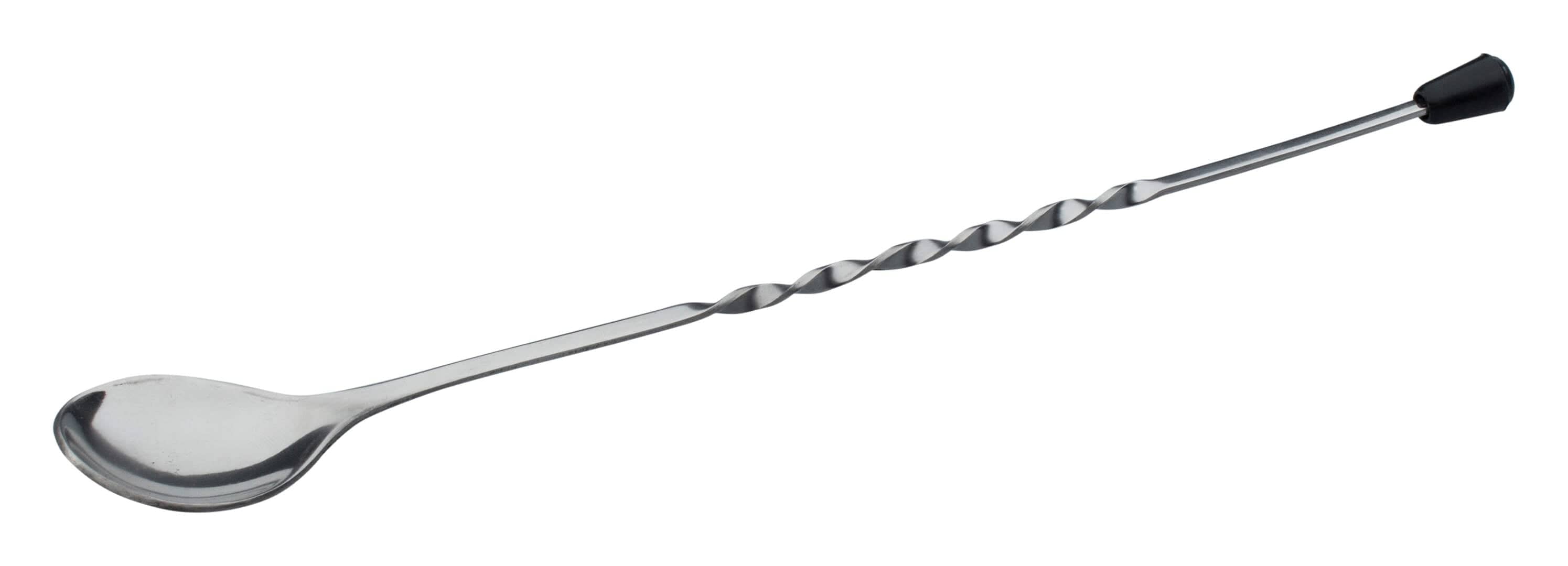 Cuchara de bar trenzada, cabeza negra, Prime Bar - 28,5 cm
