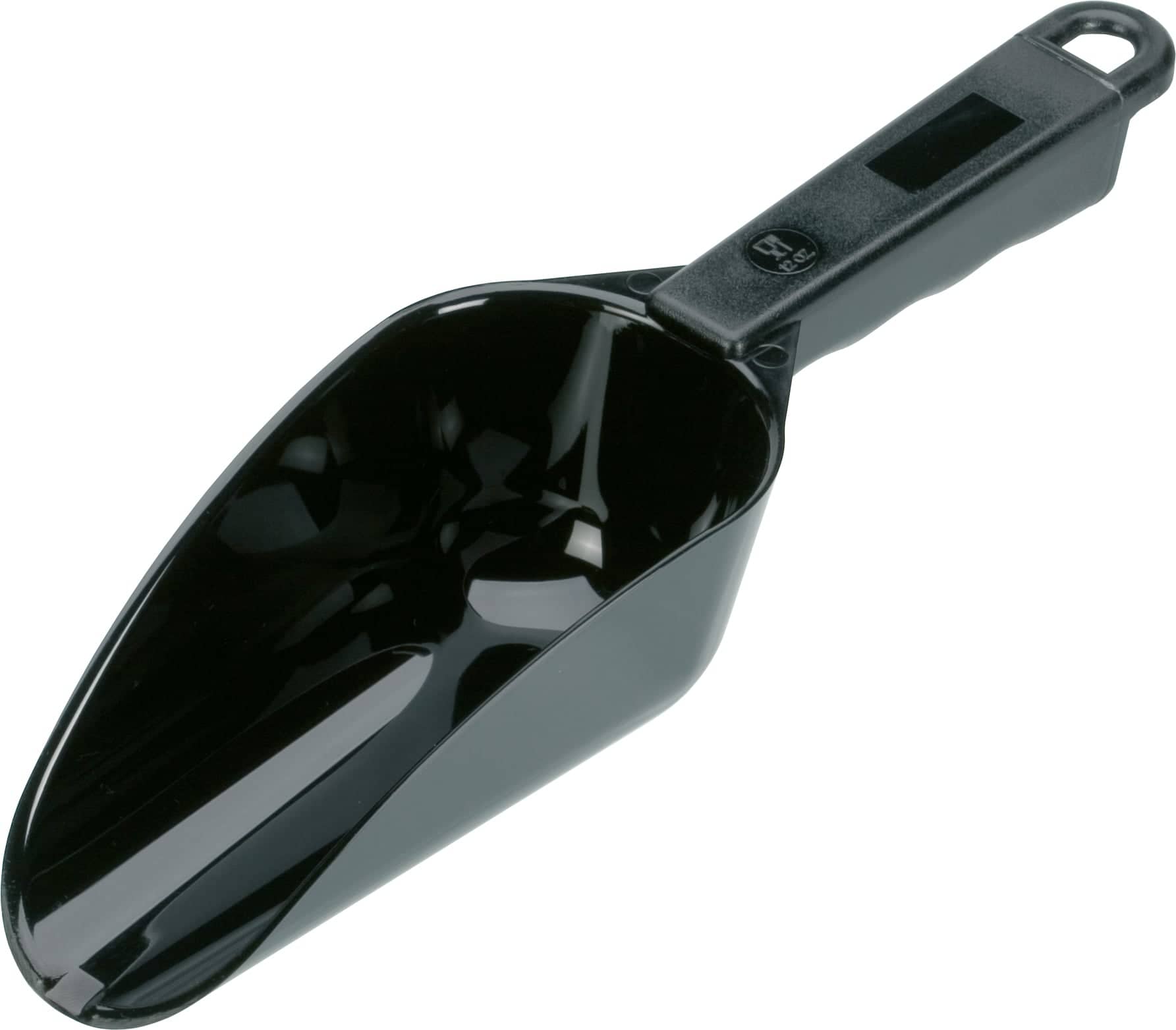 Ice scoop, polycarbonate black - 0,35l