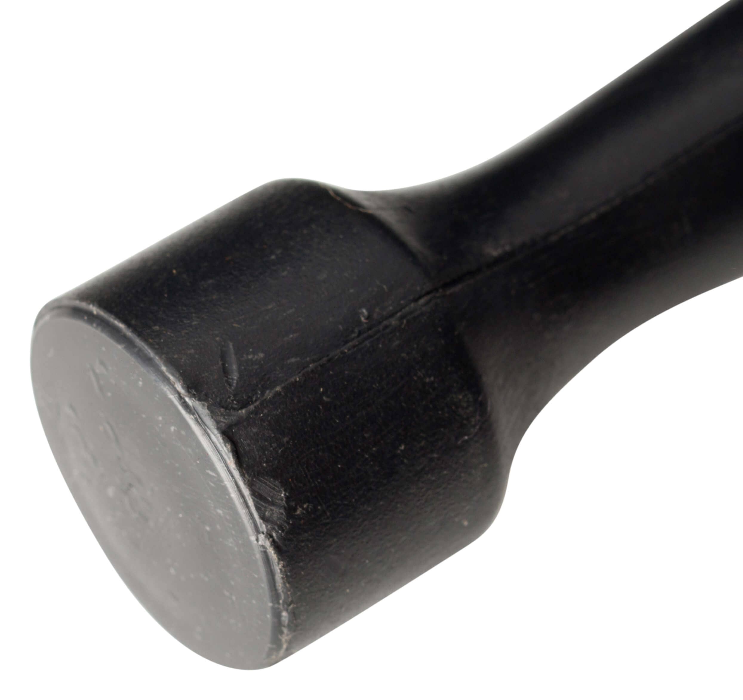 Machacador, plástico, extremo plano - negro (20 cm)