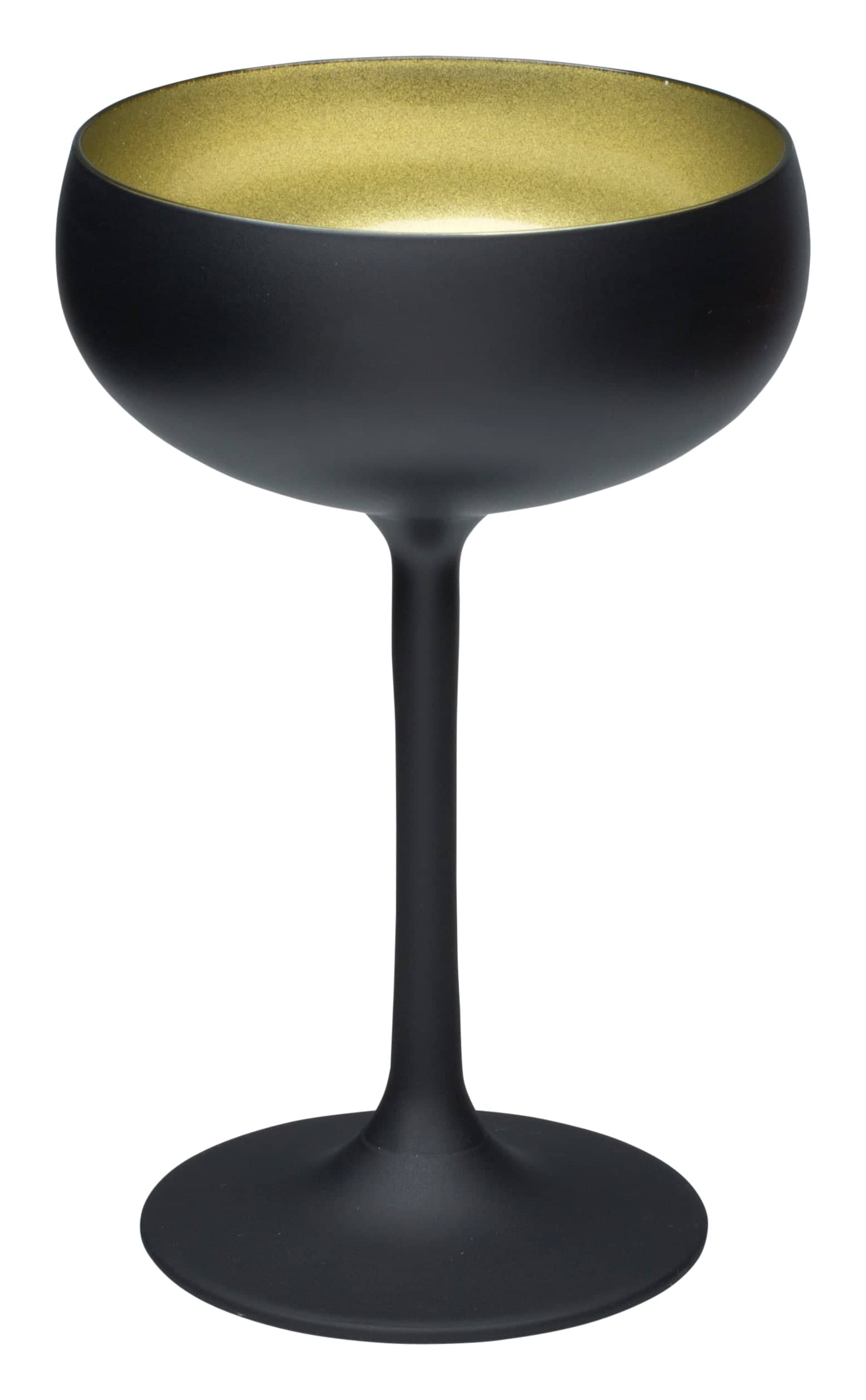 Coupe à cocktail, noir/or mat, Elements Stölzle - 230ml