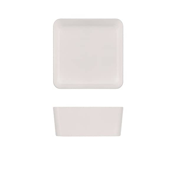 Grand compartiment blanc en mélamine pour boîte à bento «Tokyo» 17 x 7 cm (6 pièces)