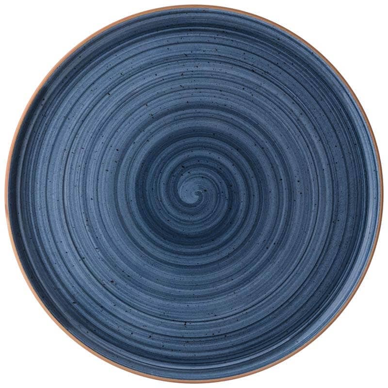 Bonna Aura Aura Dusk Platos para pizza gourmet 32 cm azul - 6 ud