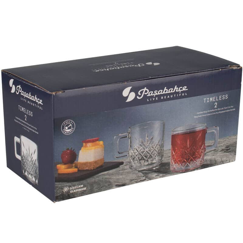 Handled mug Timeless, Pasabahce - 195ml (2 pcs.)