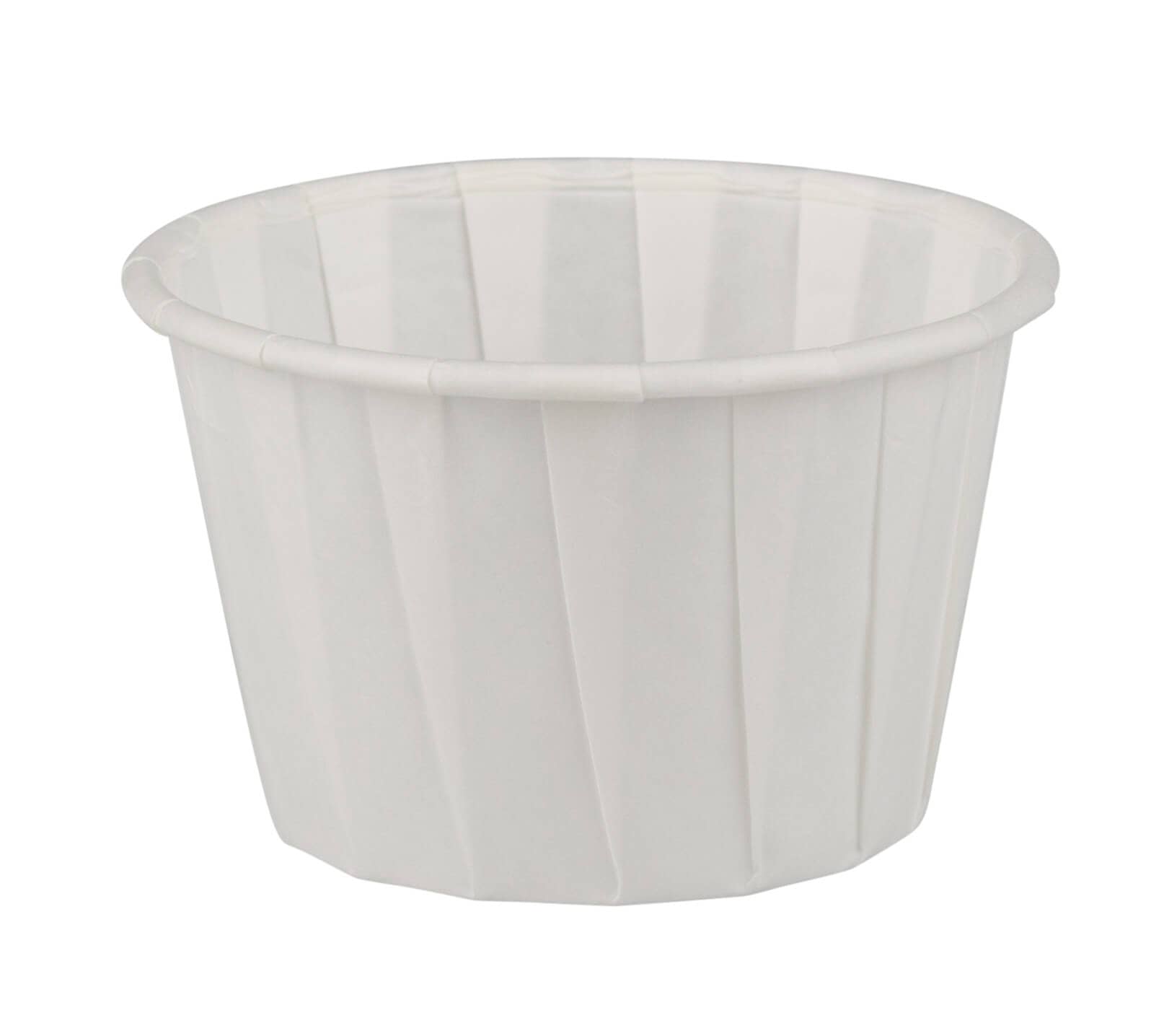 Vasos para aderezos de papel encerado blanco - 59 ml (250 uds)