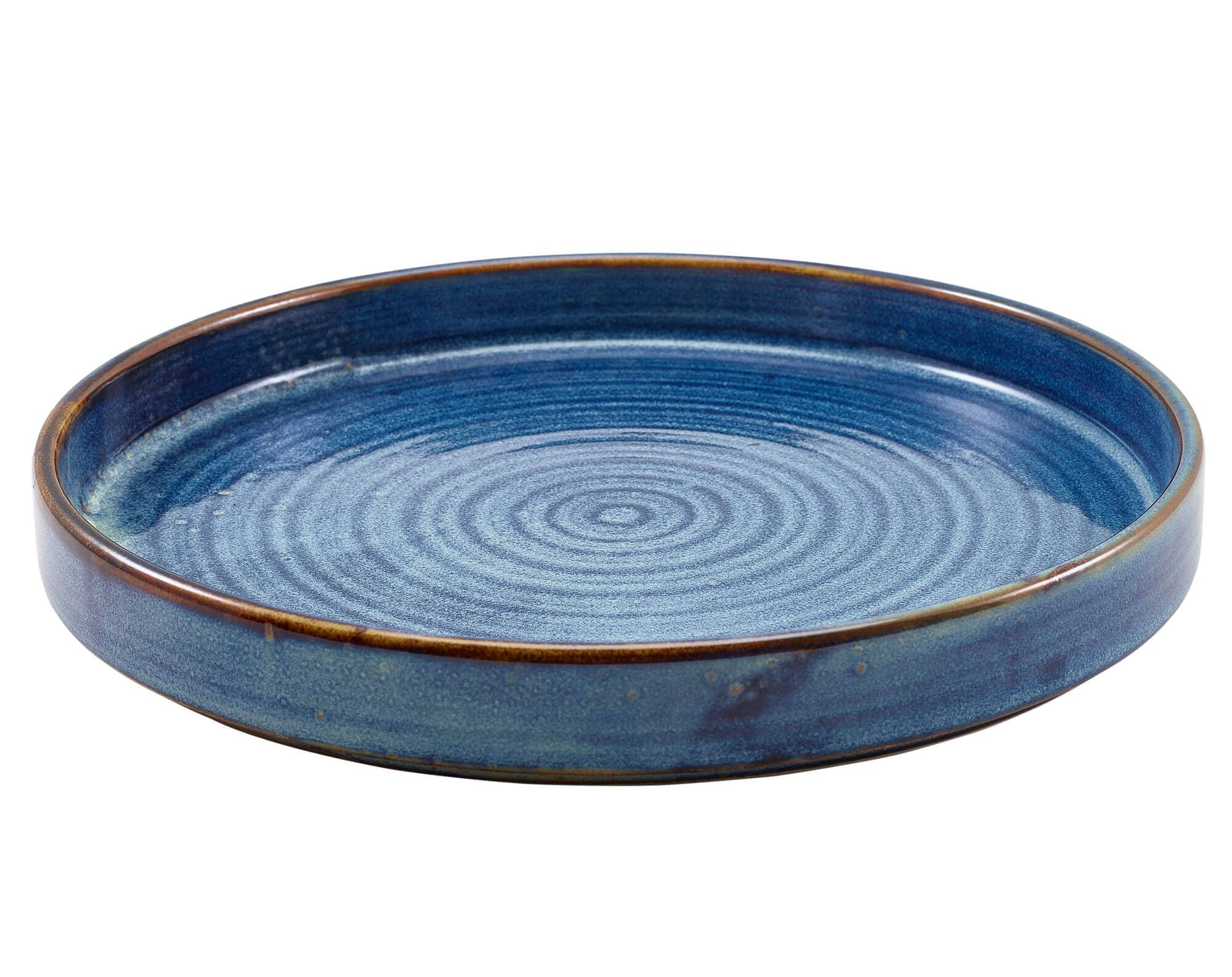 Plato de presentación Terra Aqua Blue - 26 cm (6 uds)