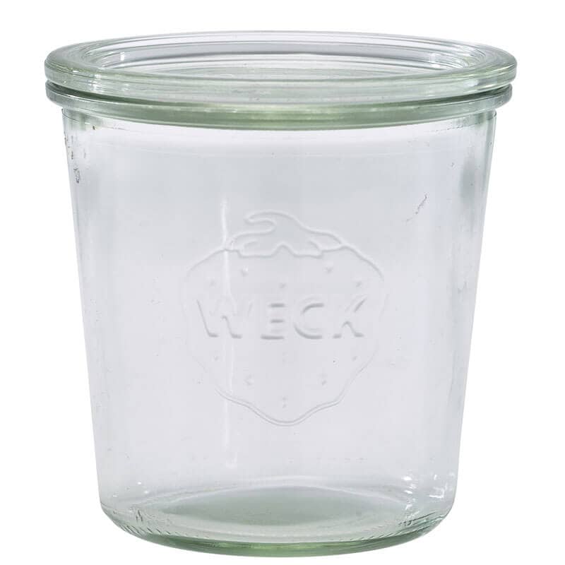 WECK jar with lid - 580ml / 10x10,5cm (6 pcs.)