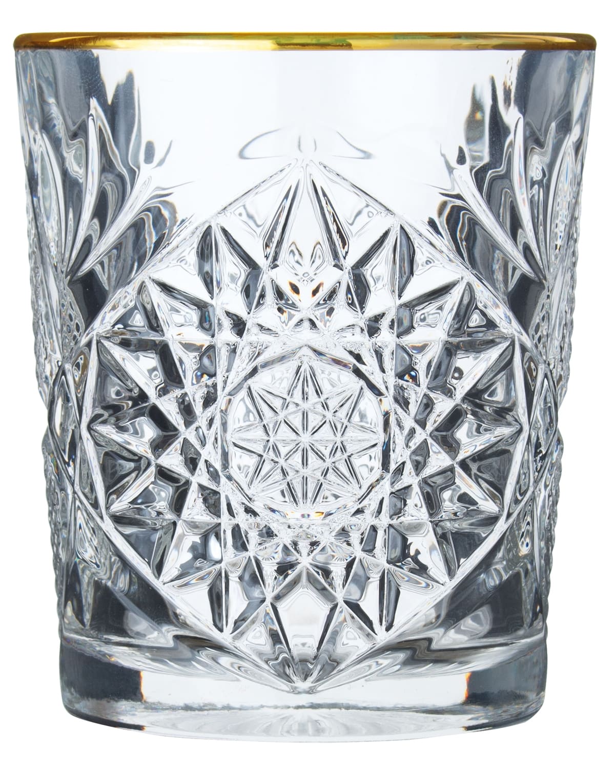 Double Old Fashioned, Hobstar avec bord doré, Libbey - 355ml