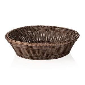 Panier en polypropylène, 37 x 9 cm - marron