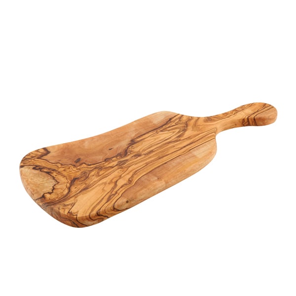 Plateau de service / paddleboard en bois d'olivier - env. 44 x 20 cm