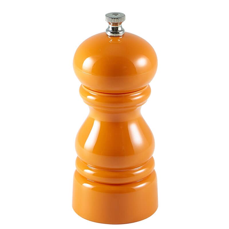 Salt/Pepper Grinder, acrylic - orange (12,7cm)