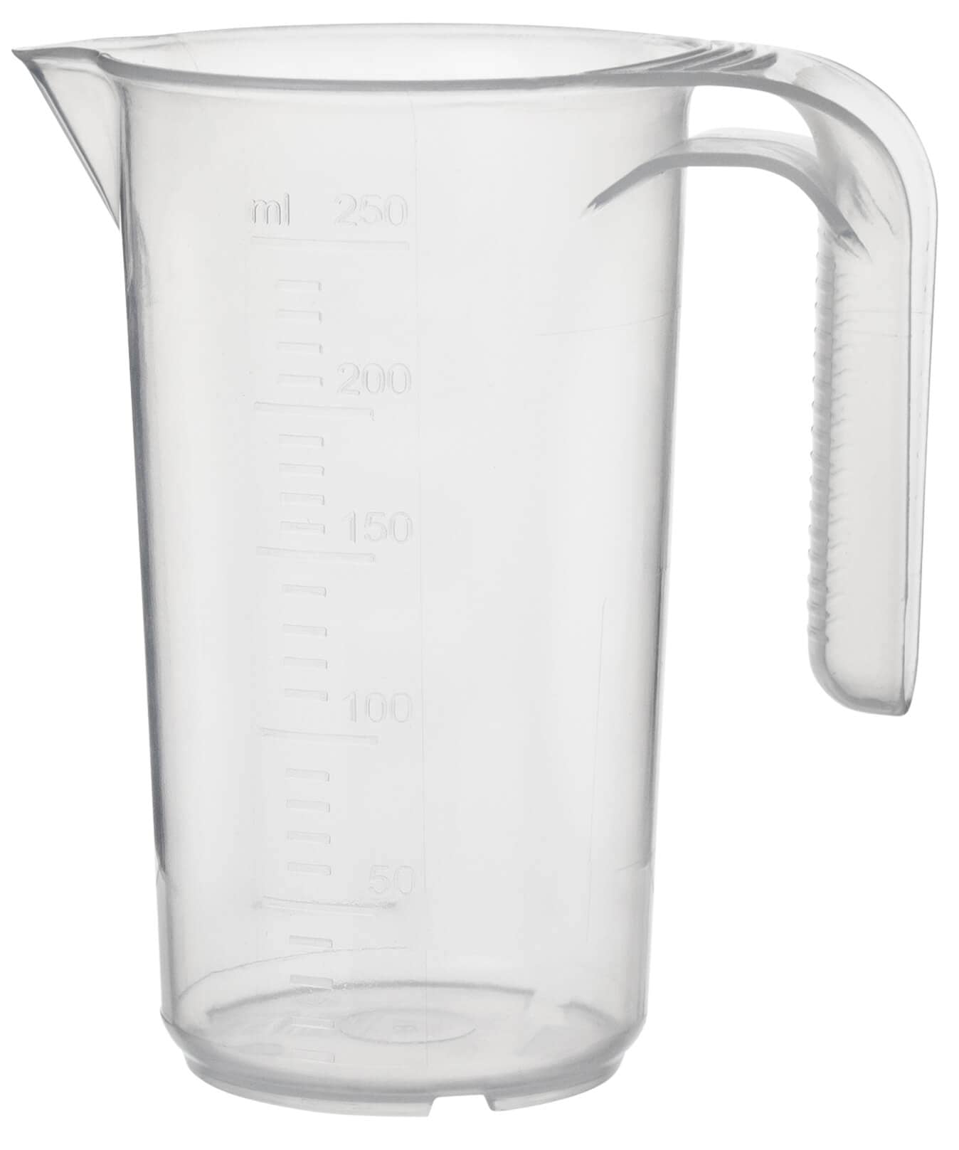 Vaso medidor apilable, PP - Graduación hasta 250 ml