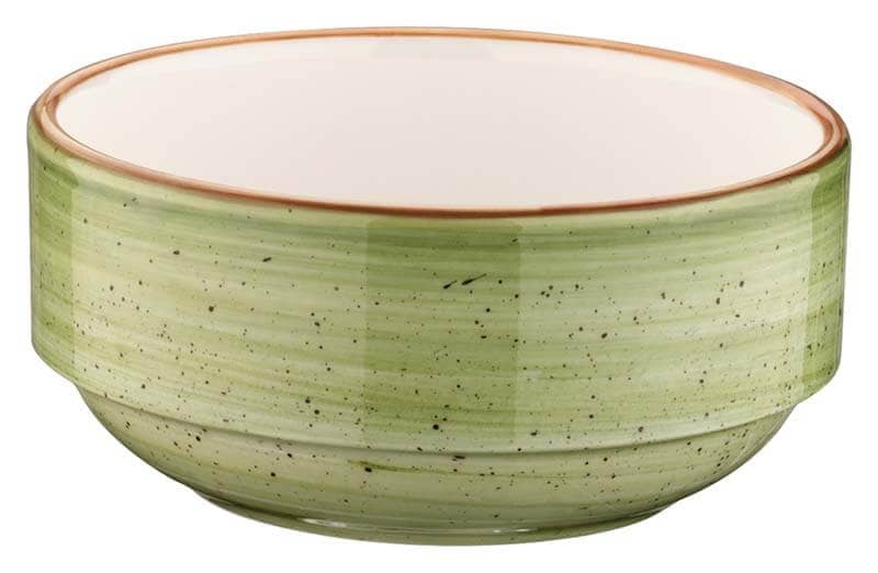 Bonna Aura Therapy Banquet Stackable bowl 12cm green - 12 pcs.