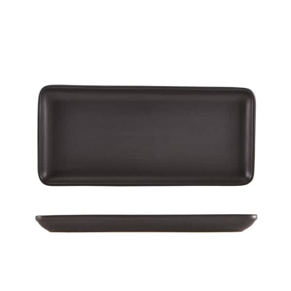 Narrow rectangular plate Antigo stoneware antique bronze – 31 x 14 cm (6 pcs.)