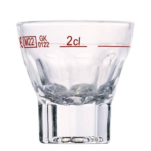 Schnapsglas Mannheim - 37ml, 2cl Eiche (24 Stk.)