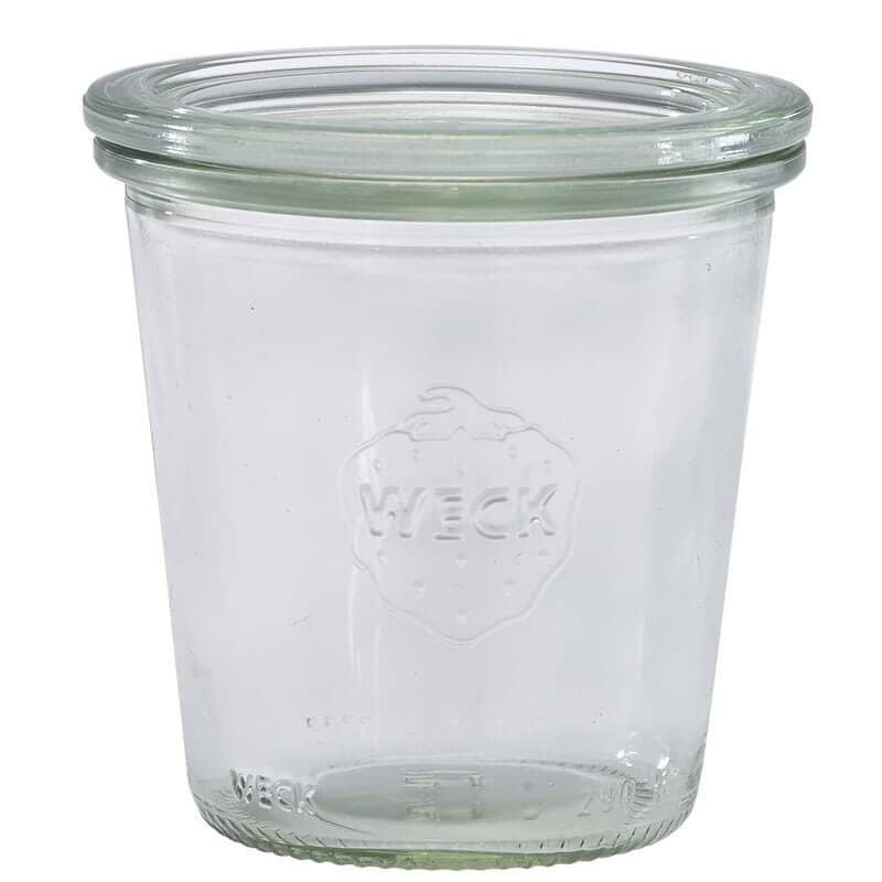 WECK jar with lid - 290ml / 8x9cm (6 pcs.)