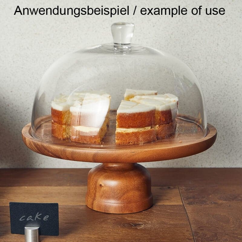 Cake Stand Acacia Wood - 33cm