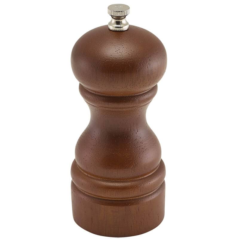 Moulin à sel/poivre, bois - marron foncé (13 cm)