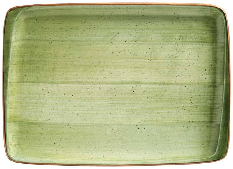 Bonna Aura Therapy Moove Plate 36x25cm green - 6 pcs.