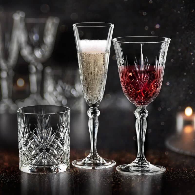 Glass set Melodia, RCR - 18-piece
