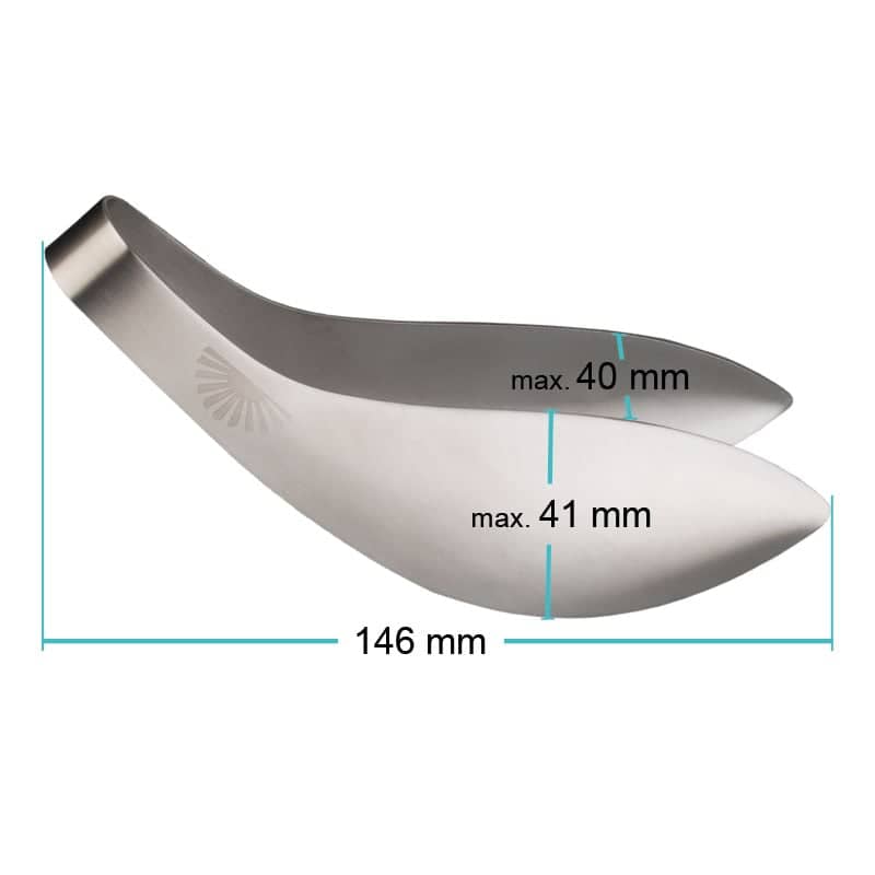 Ice tongs Ginza, stainless steel - 15 cm