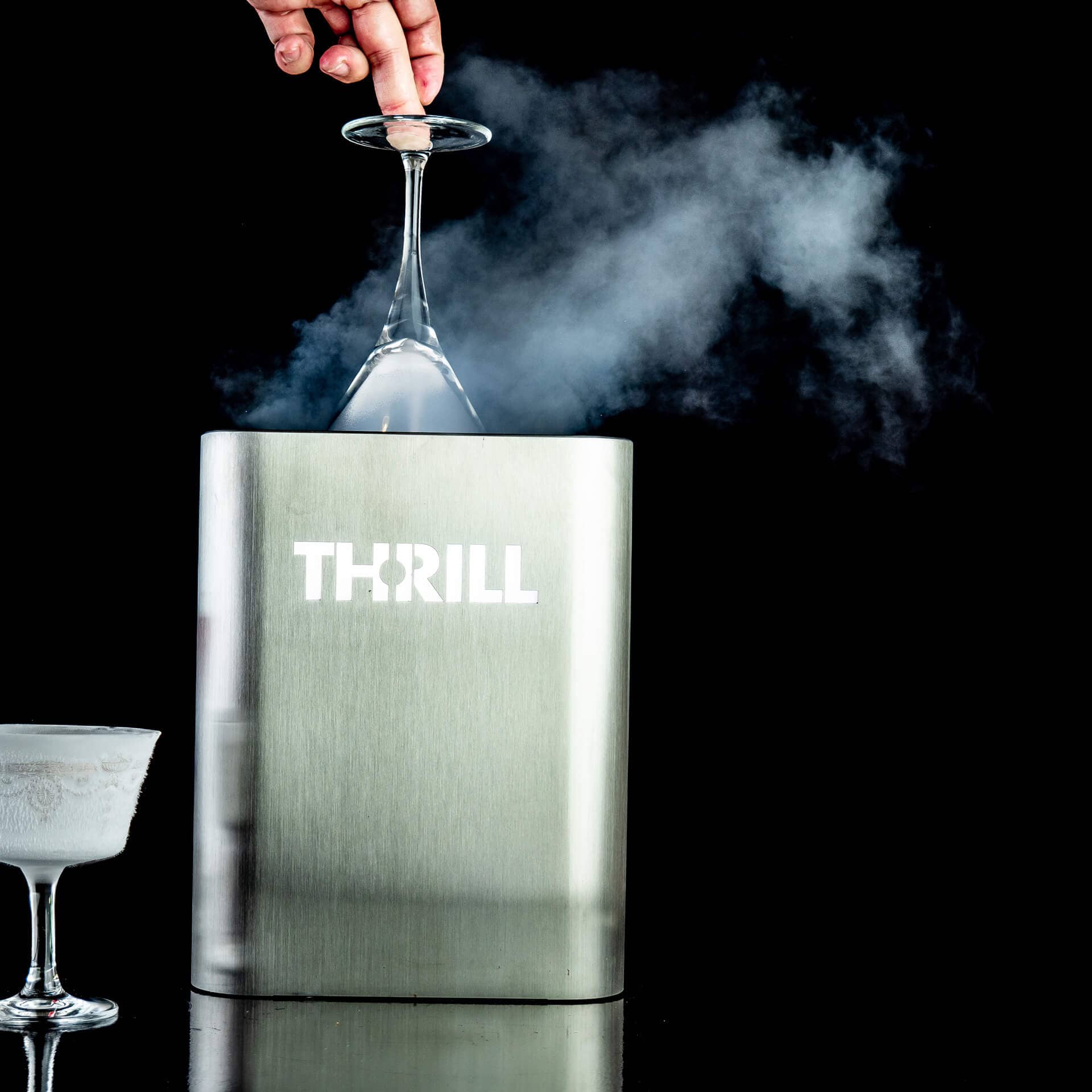 CO2 Congélateur rapide pour verres Thrill Vortex F1 PRO - Acier inoxydable