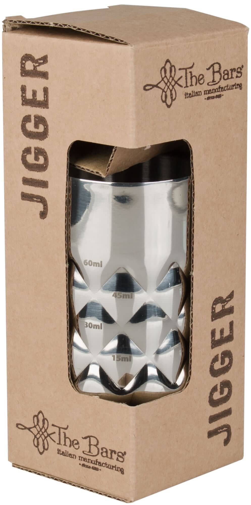 Medidor de cóctel Yarai Jigger - Acero inoxidable (15/30/45/60 ml)