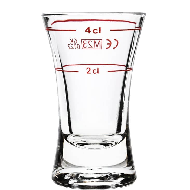 Vasos de chupito Wachtmeister - 56 ml, 2 cl + 4 cl marca (12 uds.)