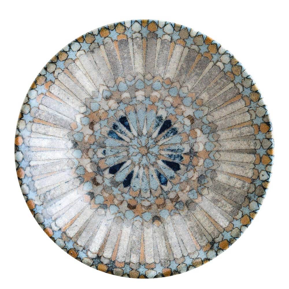 Bonna Luca Mosaic Rita Teller tief 11cm bunt - 24 Stück