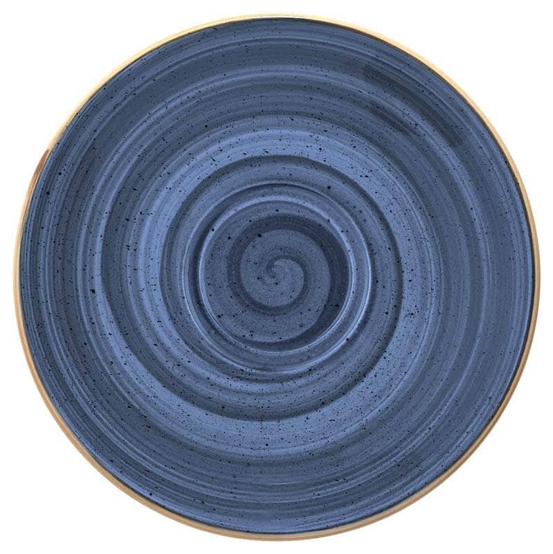 Bonna Aura Dusk Gourmet Soucoupe combinée 16cm bleu - 6 pièces