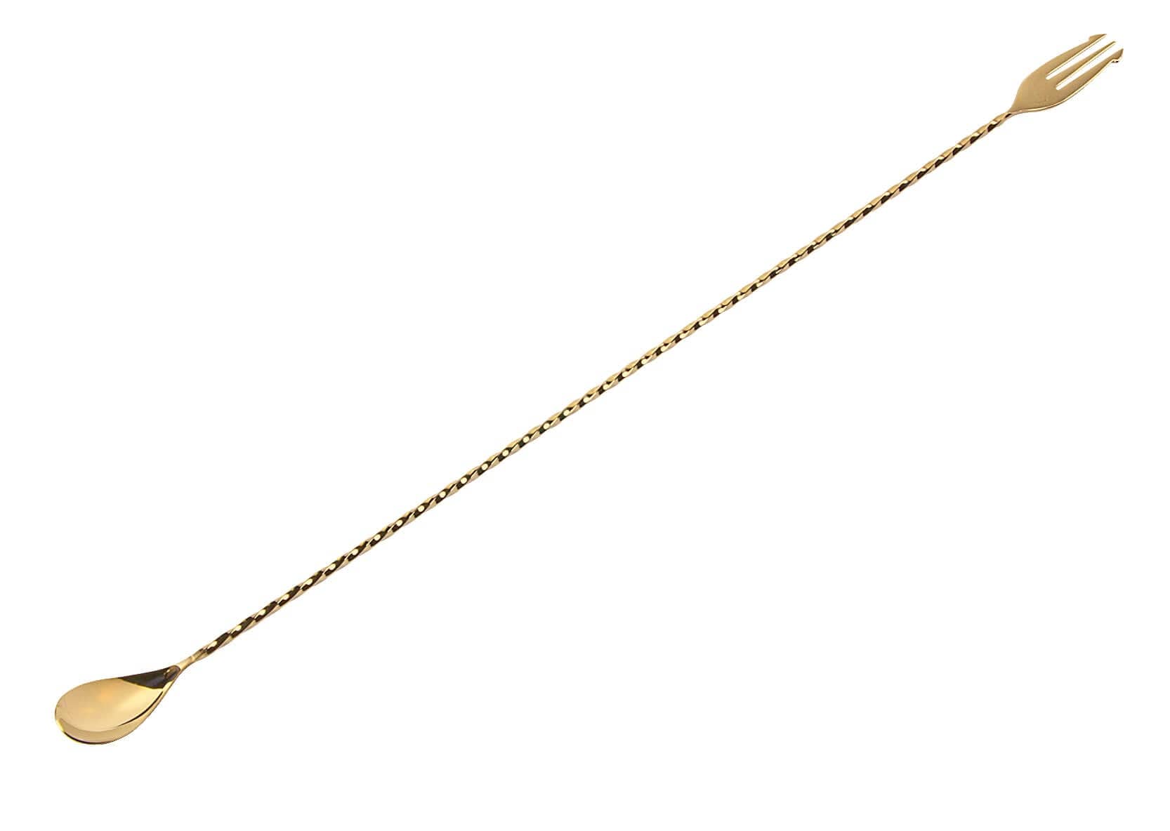 Barlöffel Japan, Edelstahl, goldfarben - 50cm