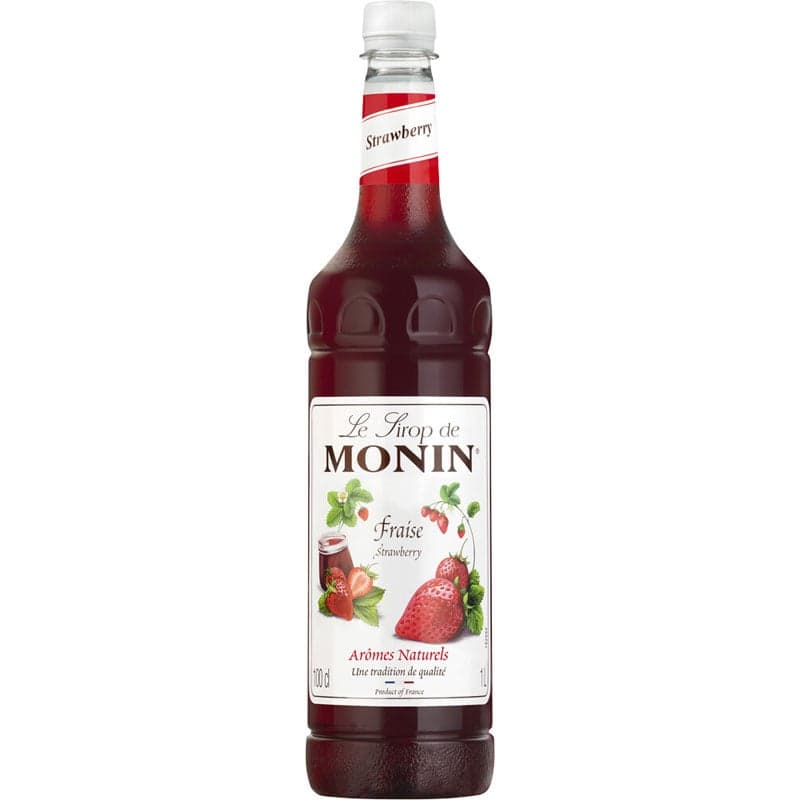 Fresa - Sirope Monin, botella PET (1,0 l)