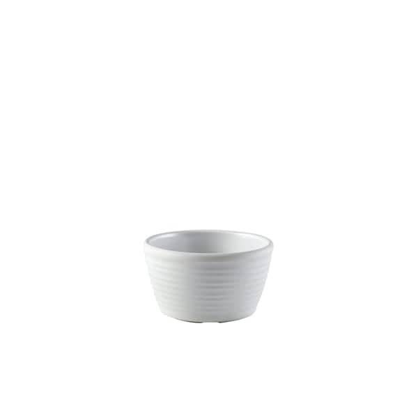 Bol à dips Ripple, mélamine blanc mat - 56 ml (24 pcs)