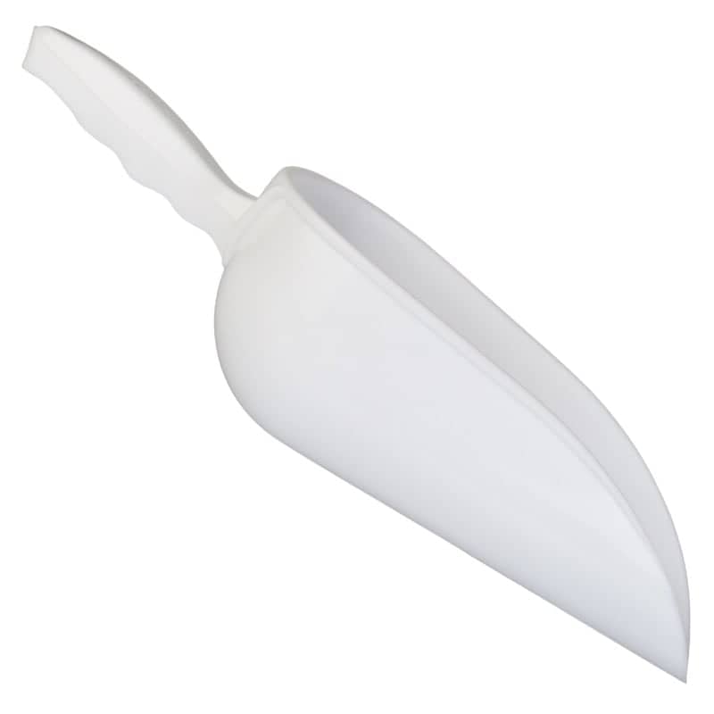 Ice scoop / multi-purpose scoop, white polypropylene - 600 ml